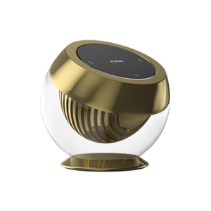 Кнопка на стеклянном держателе Crystal Smart Knob Gold