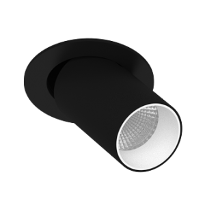 Встраиваемый поворотный светодиодный светильник DANNY MINI S40 Black-White 4000K