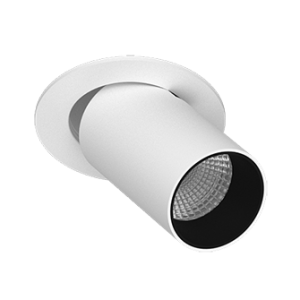 Встраиваемый поворотный светодиодный светильник DANNY MINI S40 White-Black 4000K