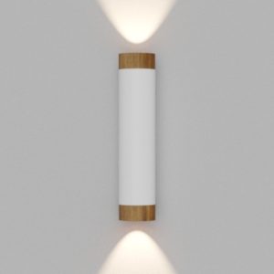 Настенный светильник под сменную лампу Ledron Danny mini 2 WS-GU10 White Wooden