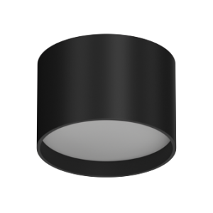 Накладной светодиодный светильник DRUM Black NO DIM