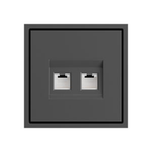 Розетка компьютерная двойная