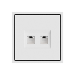 Розетка компьютерная двойная