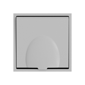 Розетка одинарная с заземлением с крышкой с защитными шторками