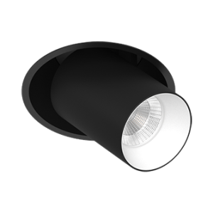Встраиваемый поворотный светодиодный светильник EVA DANNY MINI Black-White 4000K