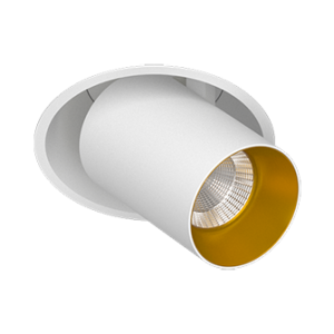 Встраиваемый поворотный светодиодный светильник EVA DANNY MINI White-Gold TRIAC 4000K