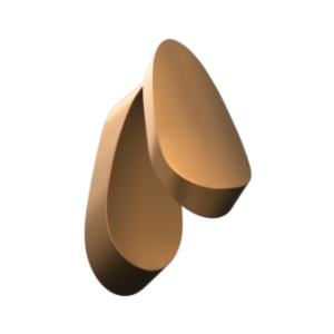 Настенный светодиодный светильник GLORY Brushed gold