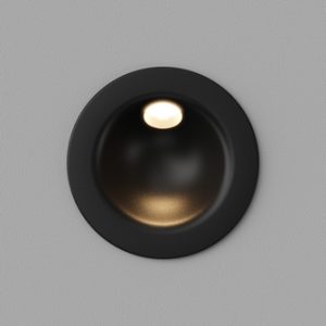 Встраиваемый светодиодный светильник для стен и ступеней Ledron GWR816 Black