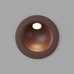 Встраиваемый светодиодный светильник для стен и ступеней Ledron GWR816 Brown