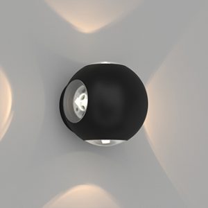 Настенный светодиодный светильник Ledron GW-A161/4 Black