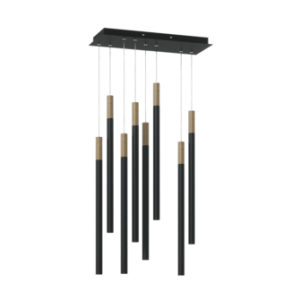 Подвесной светодиодный светильник HL012-8 Wooden 100 Black