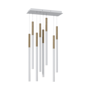 Подвесной светодиодный светильник HL012-8 Wooden 200 White