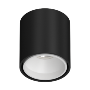 Накладной светильник под сменную лампу Ledron KEA R ED GU10 Black-White