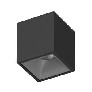 Накладной светодиодный светильник Ledron KUBING Black-Grey 4000K