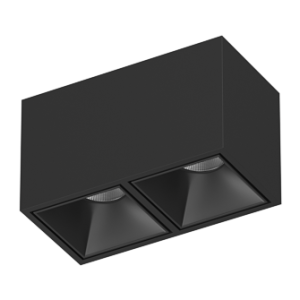 Накладной светодиодный светильник Ledron KUBING 2 Black TRIAC 4000K