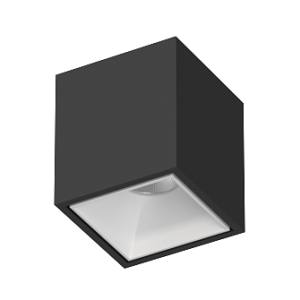 Накладной светодиодный светильник Ledron KUBING Black-White 4000K