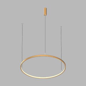 Подвесной светодиодный светильник LED ROUND R600 Brushed Gold