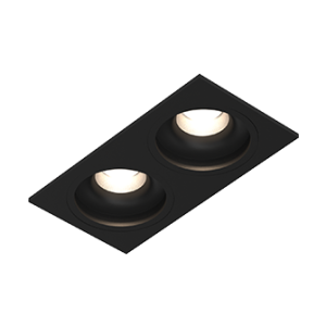 Встраиваемый светодиодный светильник LEVEL SQ2 Black TRIAC 4000K