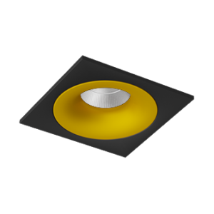 Встраиваемый светодиодный светильник LOFT SQ Black-Gold 4000K