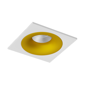 Встраиваемый светодиодный светильник LOFT SQ White-Gold 4000K