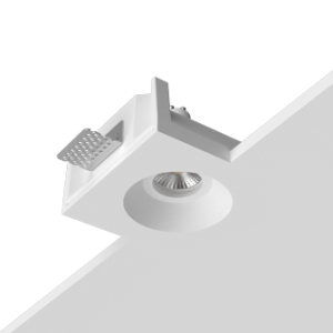 Встраиваемый гипсовый светильник под сменную лампу LUMI SQ1 125x125 D80