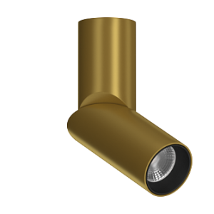 Накладной поворотный светильник под сменную лампу Ledron MJ1402 Gold-Black