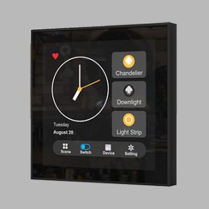 Панель с 4-дюймовым сенсорным экраном для управления умным домом