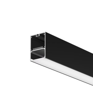 Алюминиевый профиль накладной-подвесной 50х70 (Черный