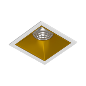 Встраиваемый светодиодный светильник Ledron RISE KIT 1 LED 4000K White-Gold