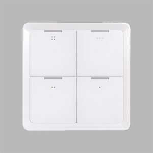 Накладная 4-х кнопочная радиопанель Zigbee