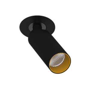 Светодиодный поворотный светильник SAGITONY R BASIC S40 Black-Gold 4000K