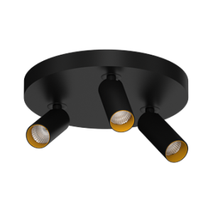 Накладной поворотный светодиодный светильник Ledron SAGITONY R3 S40 Black-Gold 4000K