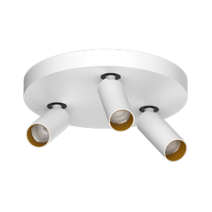 Накладной поворотный светодиодный светильник Ledron SAGITONY R3 S40 White-Gold 4000K NO DIM