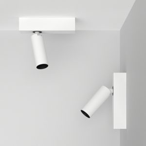 Накладной поворотный светодиодный светильник Ledron SAGITONY E S40 White-Black 4000K