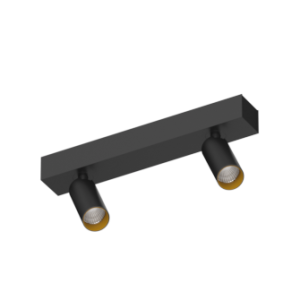 Накладной поворотный светодиодный светильник Ledron SAGITONY E2 S40 Black-Gold 4000K