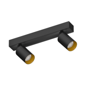 Накладной поворотный светодиодный светильник Ledron SAGITONY E2 S60 Black-Gold 4000K