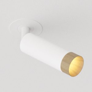 Встраиваемый  светодиодный светильник Ledron SAGITONY R Basic S40 Wooden White