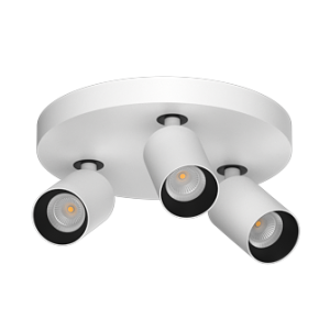 Накладной поворотный светодиодный светильник Ledron SAGITONY R3 S60 White-Black 4000K NO DIM