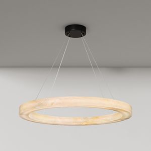 Подвесной светодиодный светильник из алебастра SHARM D80