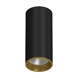 Накладной светодиодный светильник Ledron SLC7392/12W Black-Gold 4000K