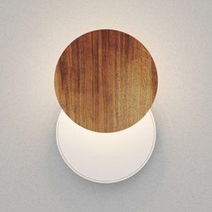 Настенный светодиодный светильник Ledron UFO G3 Wooden White Dim