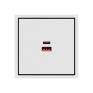 USB зарядное устройство типа A+С