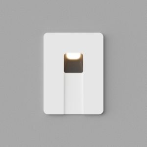 Встраиваемый светодиодный светильник для стен и ступеней Ledron WLB128/1W White