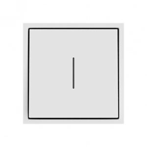 Одноклавишный проходной переключатель с LED-подсветкой