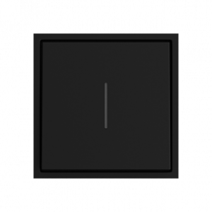 Одноклавишный проходной переключатель с LED-подсветкой