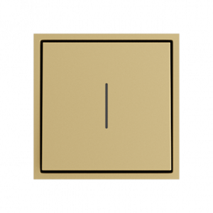 Одноклавишный проходной переключатель с LED-подсветкой