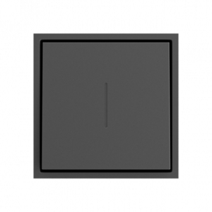 Одноклавишный проходной переключатель с LED-подсветкой