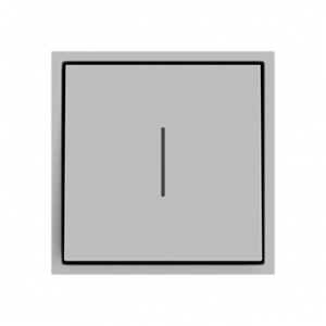 Одноклавишный проходной переключатель с LED-подсветкой
