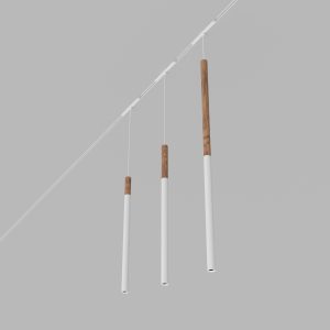 Светодиодный светильник для магнитной системы Ledron Sagi 012 Wooden 300 White