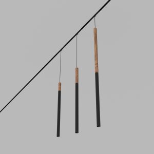 Светодиодный светильник для магнитной системы Ledron Sagi 012 Wooden 300 Black